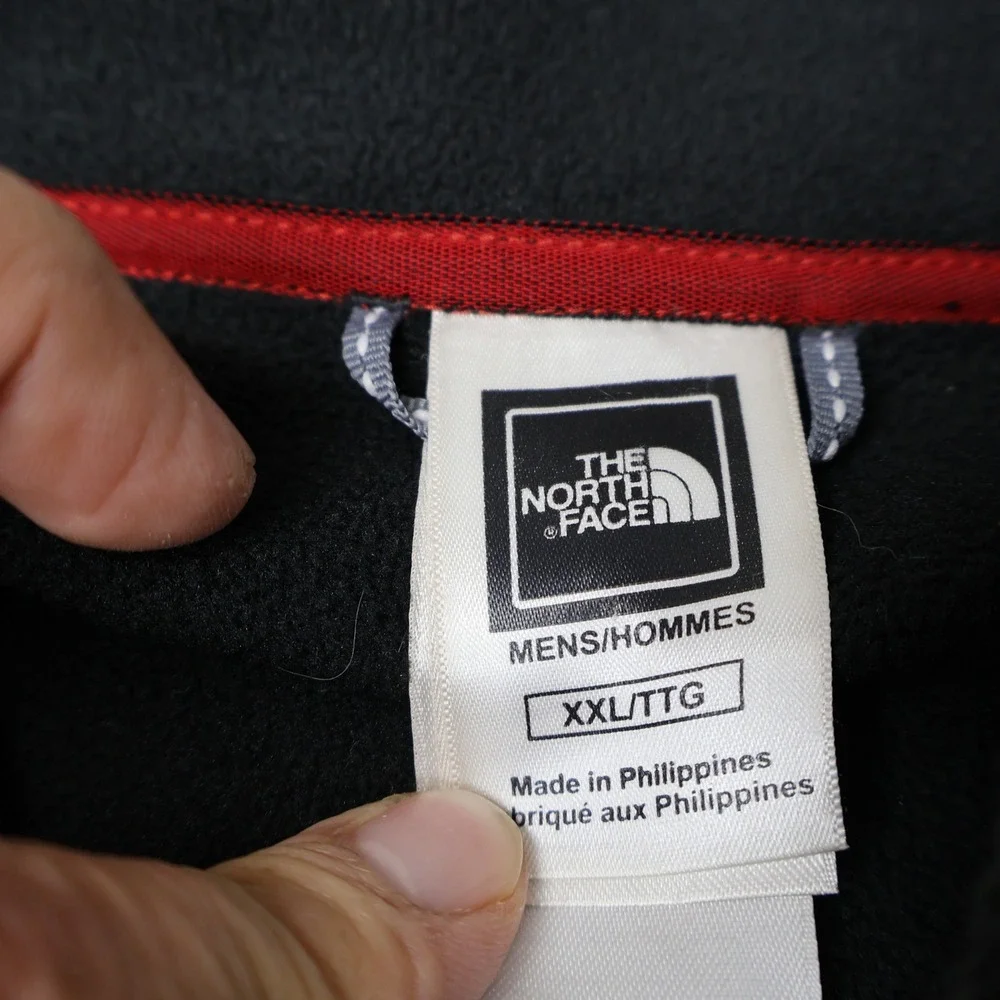 The North Face Fleece Jacket Mens XXL Grey TKA Stealth Full Zip Performance Top
